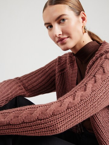 ABOUT YOU Knit Cardigan 'Saphira' in Red