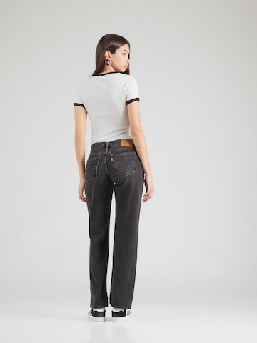 LEVI'S ® Regular Jeans 'Low Straight' in Zwart