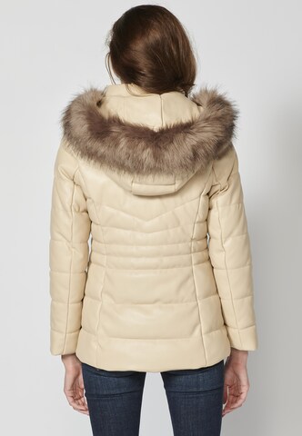 KOROSHI Vinterparkas i beige