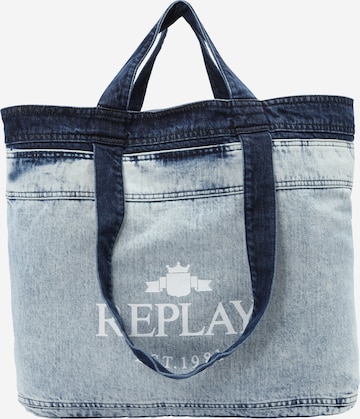 REPLAY Shopper in Blue: front