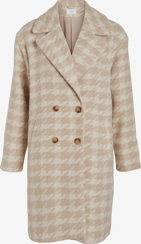 VILA Between-Seasons Coat in Beige: front