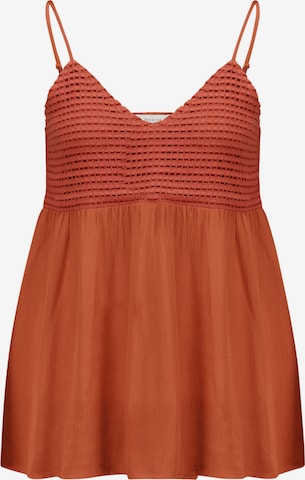 Haut 'Luz' Deeluxe en orange : devant