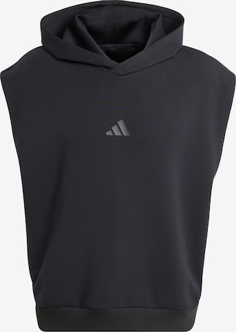 juoda ADIDAS SPORTSWEAR Sportinio tipo megztinis 'Soft Lux': priekis