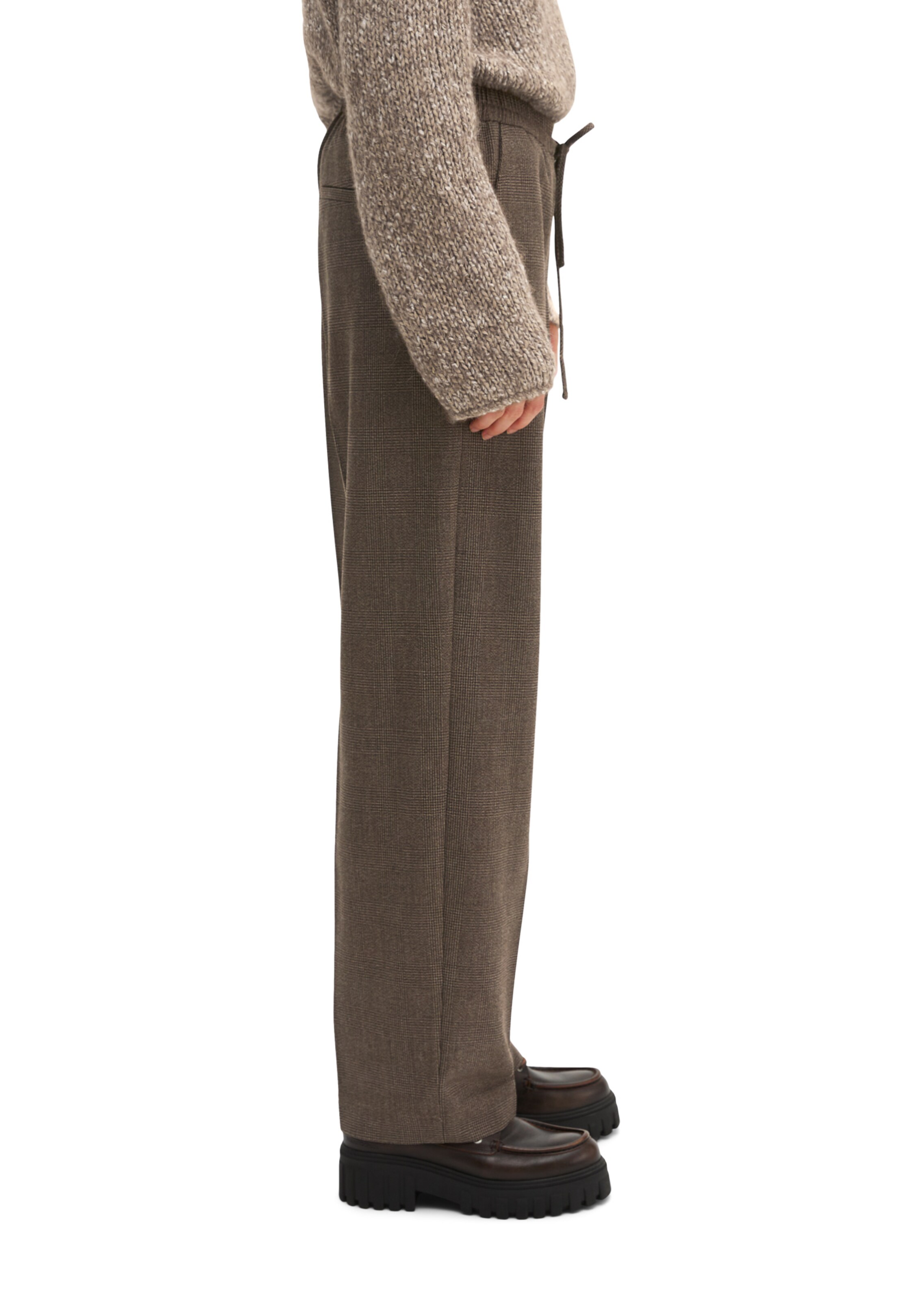 Marc O'Polo Loosefit Pantalon in Bruin