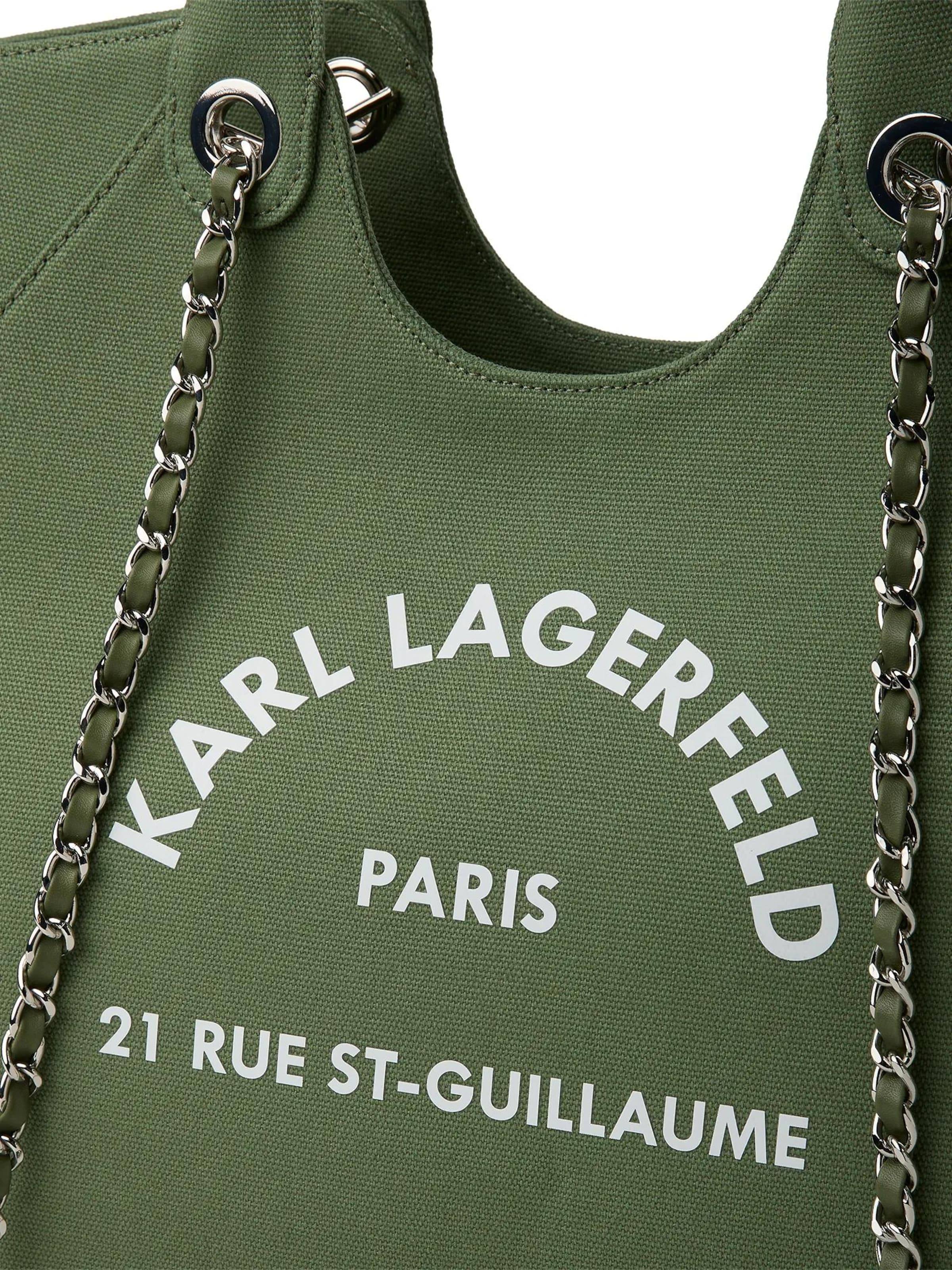 Karl Lagerfeld Nákupní taška 'Rue ST-Guillaume' – zelená