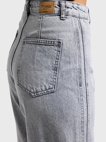 IT'S BASIC Loosefit Jeans 'Loose Mid Rise Jeans' in Grijs