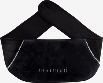 normani Wärmflasche mit Gürtel und Bezug in Schwarz: predná strana