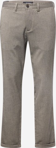 Regular Pantalon chino 'Liam' Matinique en marron : devant