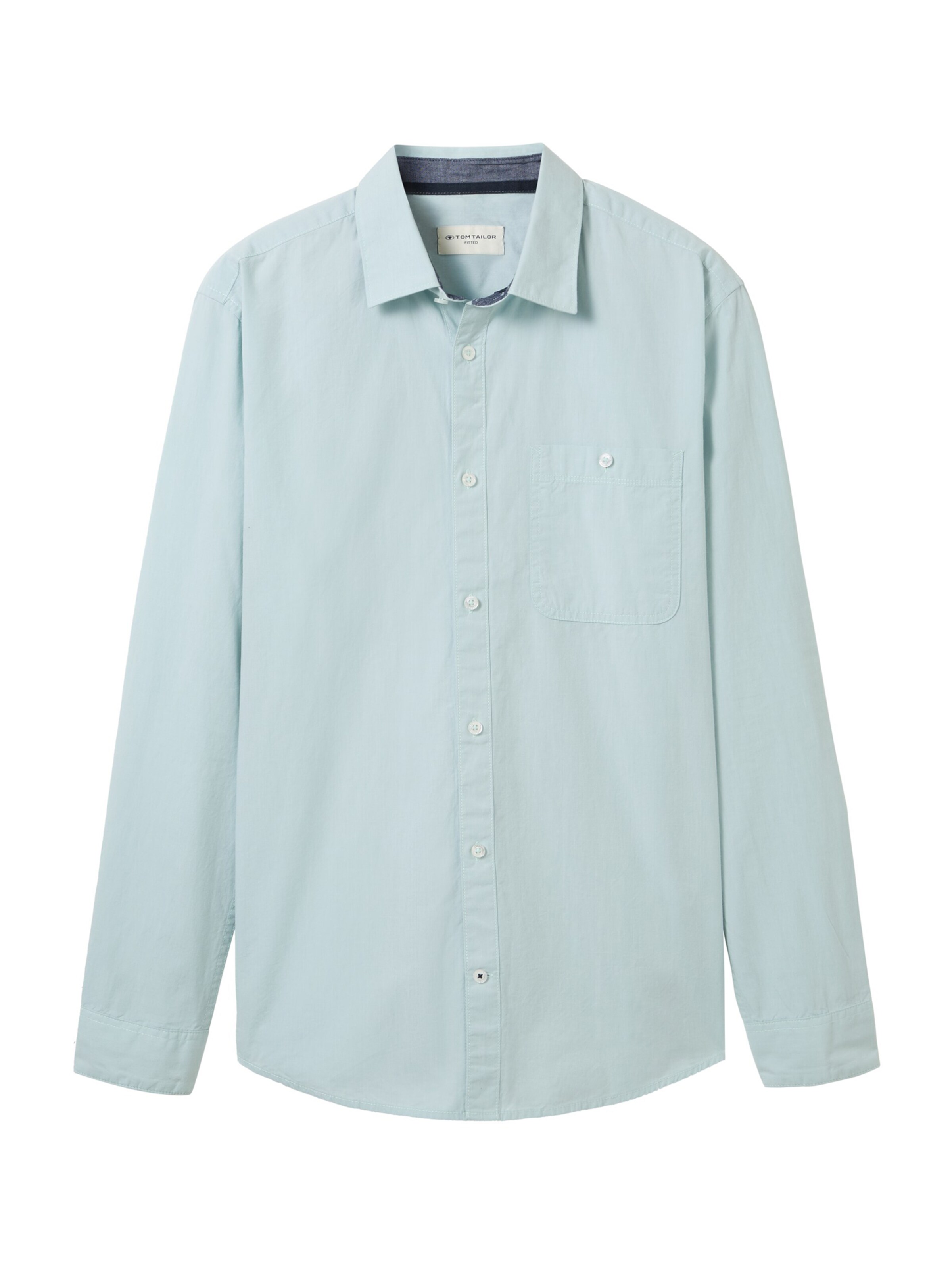 TOM TAILOR Regular Fit Hemd in Grün: Vorderseite