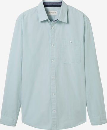 TOM TAILOR Regular Fit Hemd in Grün: Vorderseite