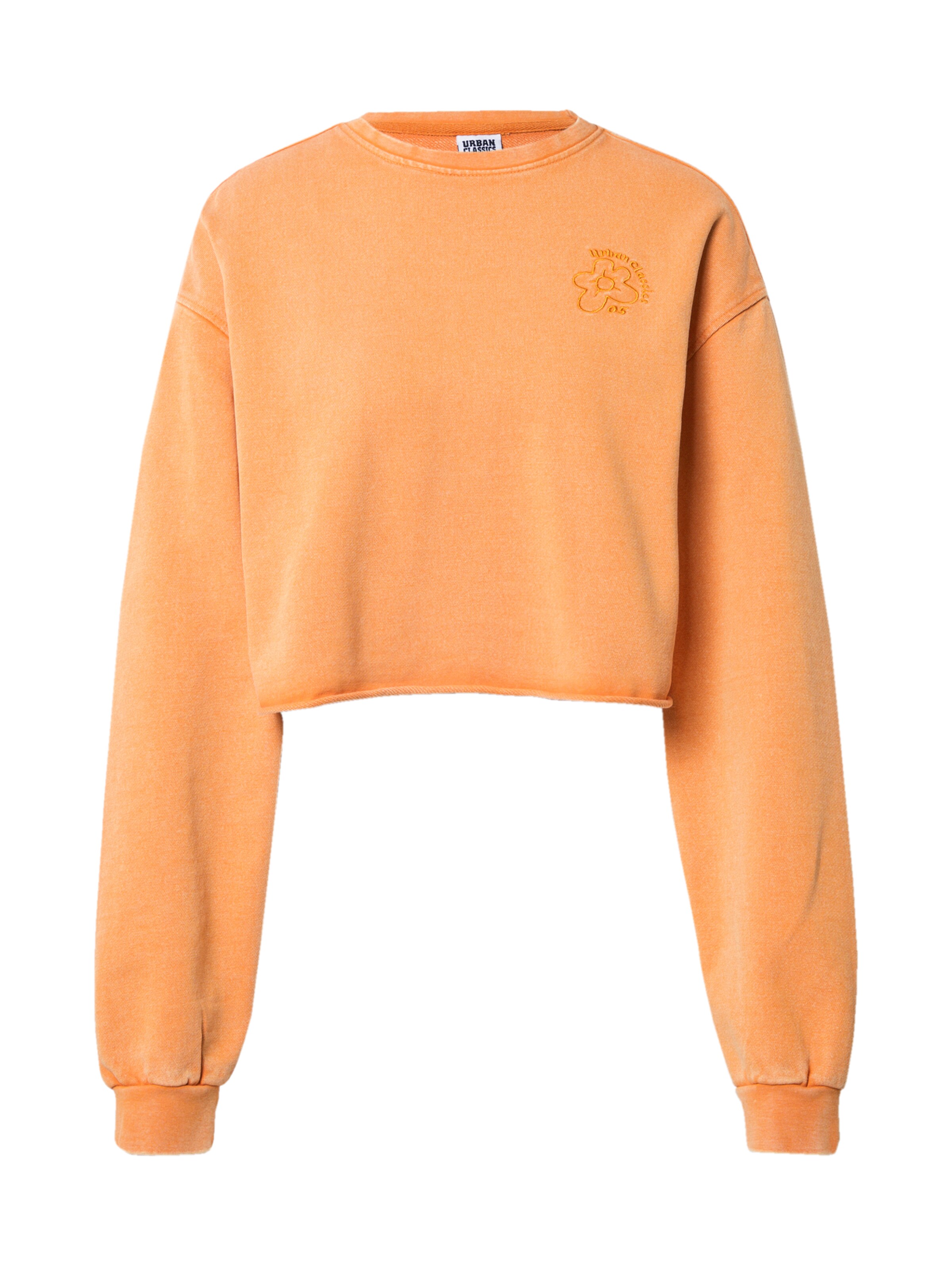 Urban Classics Sweatshirt in Orange: front