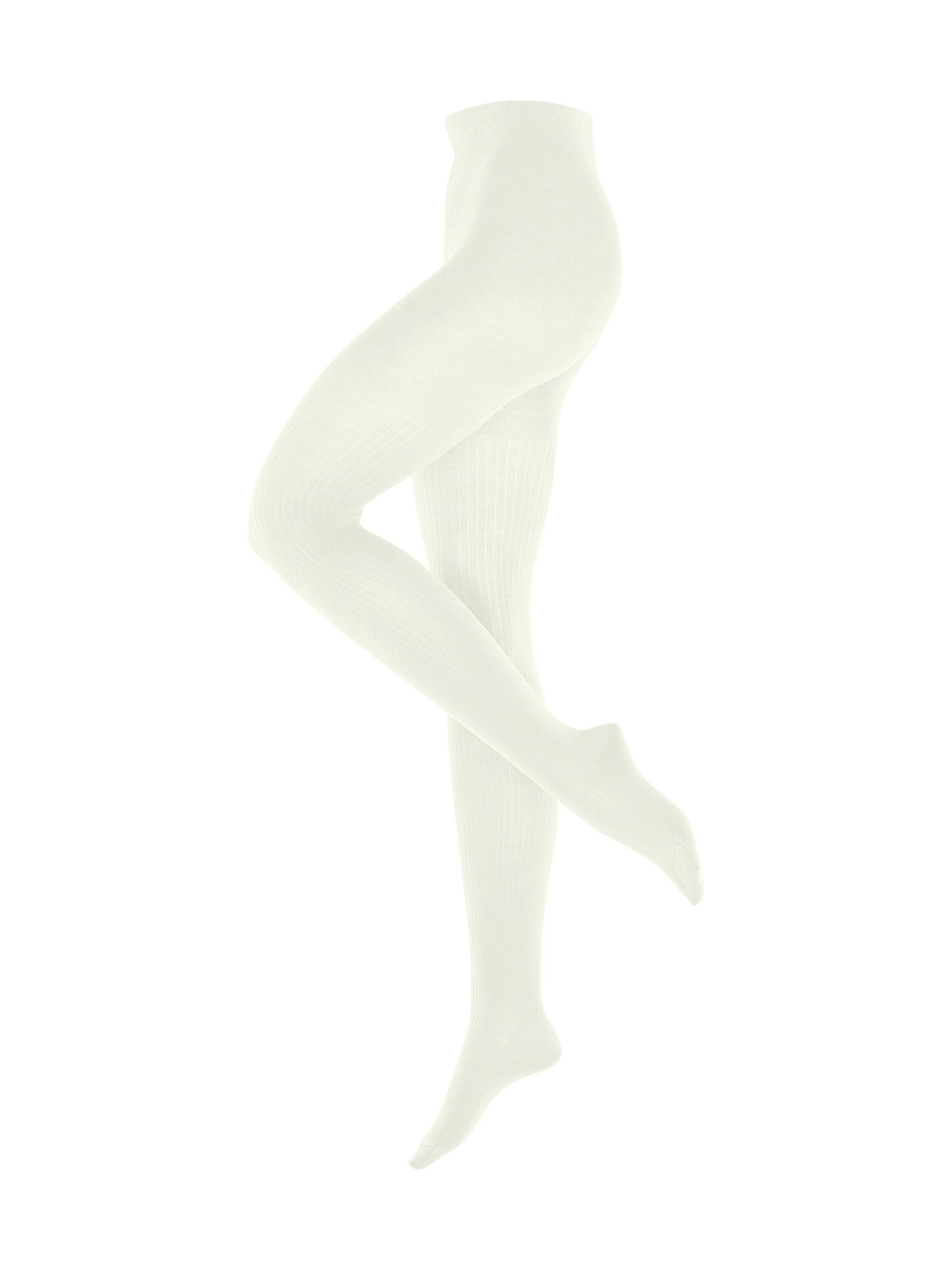 BURLINGTON Strumpfhose 'Rib Couture'‌‌‌‌‌ in Weiß: Vorderseite