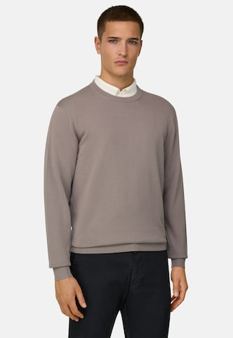 Pull-over Boggi Milano en marron : devant
