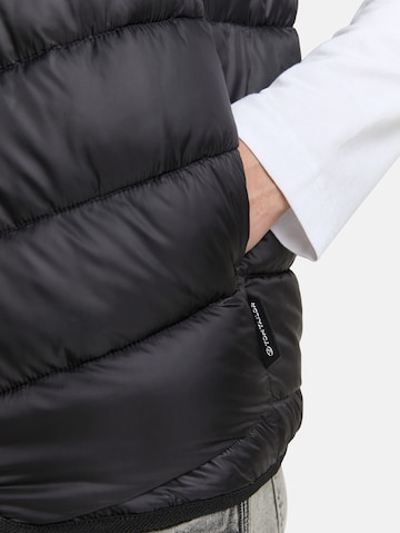 TOM TAILOR Vest in Black