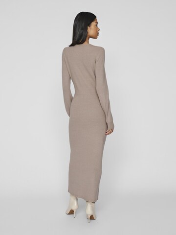 Robes en maille VILA en beige