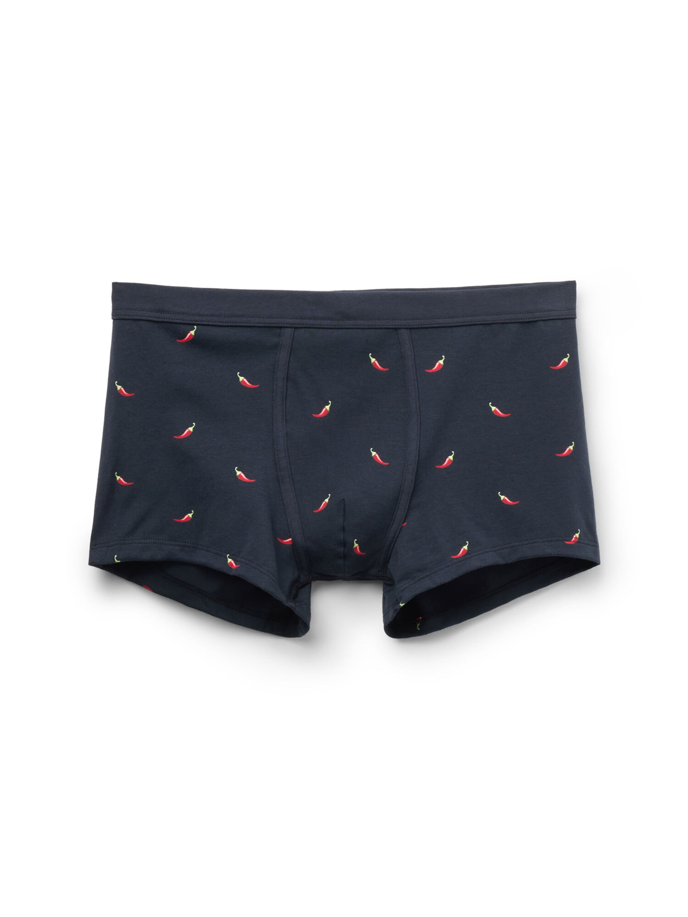 IUMAN Intimissimi Uomo Boxer 'Chili Print Valentine' in Blau: Vorderseite