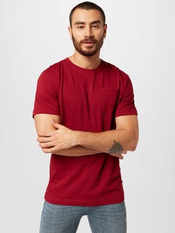 TOM TAILOR - Camisa em vermelho: frente