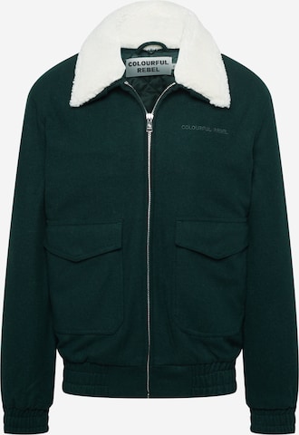 Colourful RebelPrijelazna jakna 'Chase' - zelena boja: prednji dio