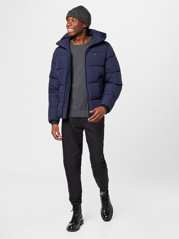 Calvin Klein Winterjas in Blauw