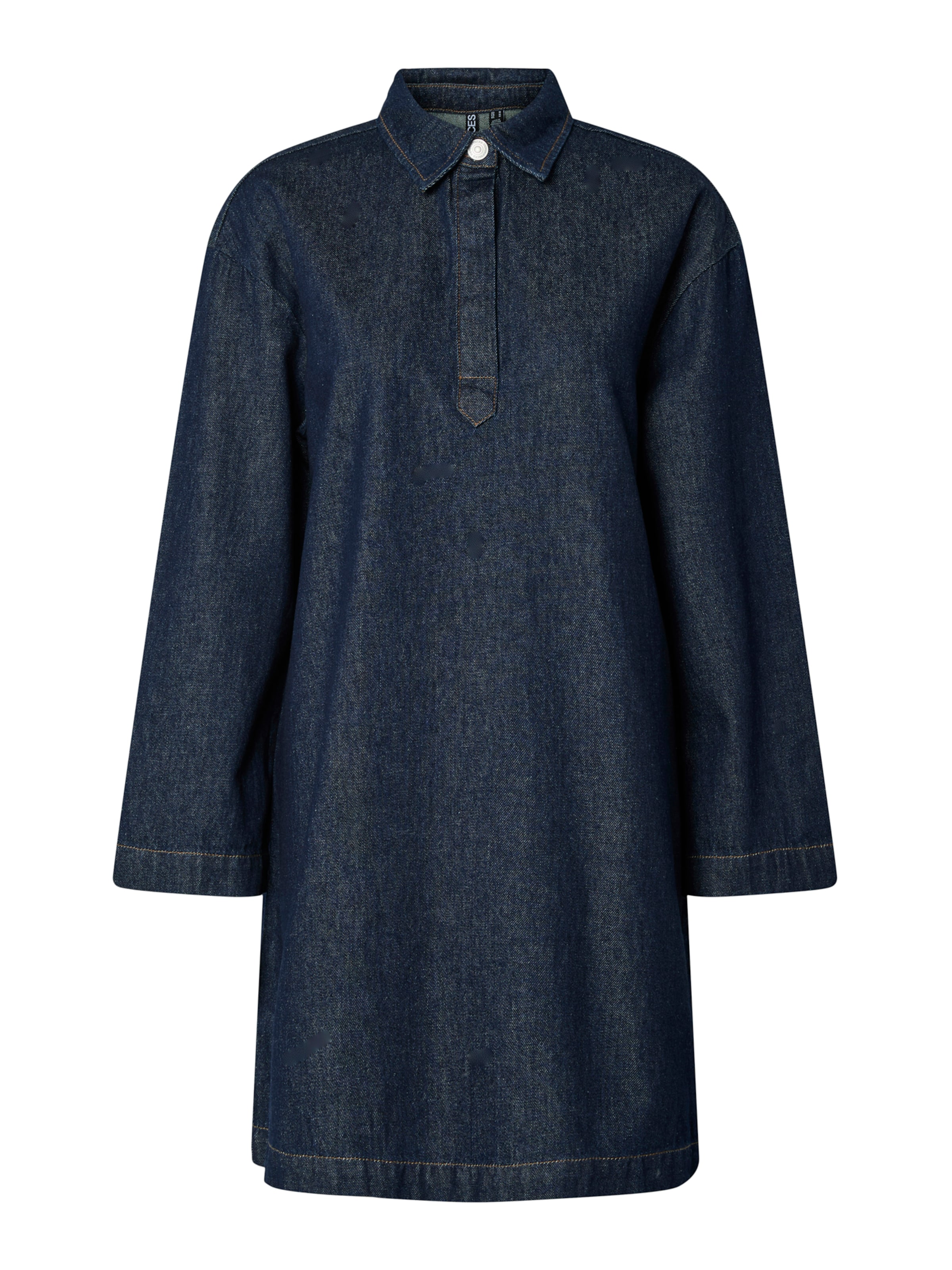 PIECES Košilové šaty 'PCKenya' – modrá: přední strana