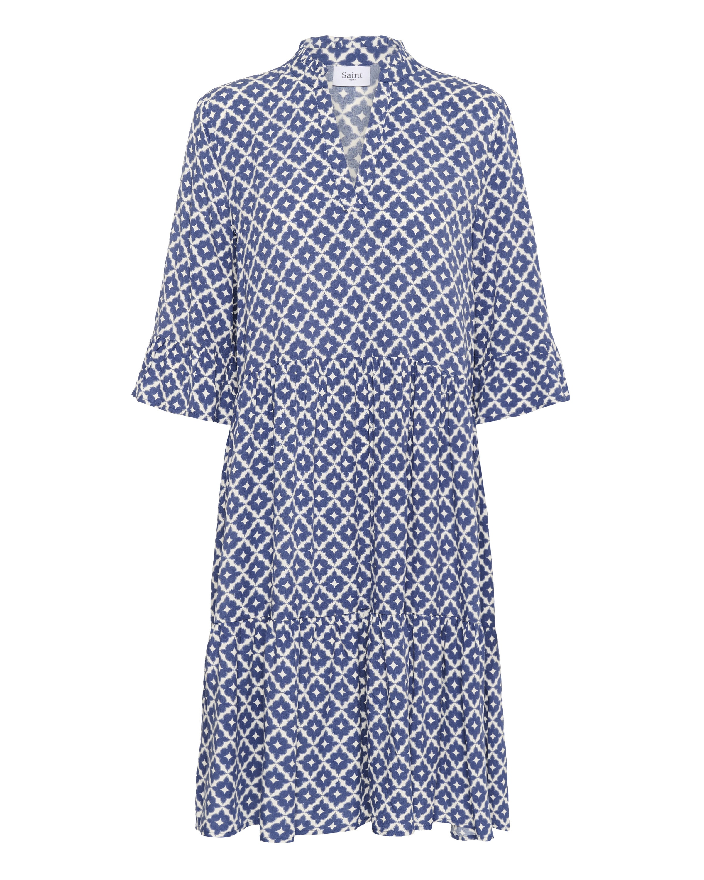 SAINT TROPEZ Kjole i blå: forside