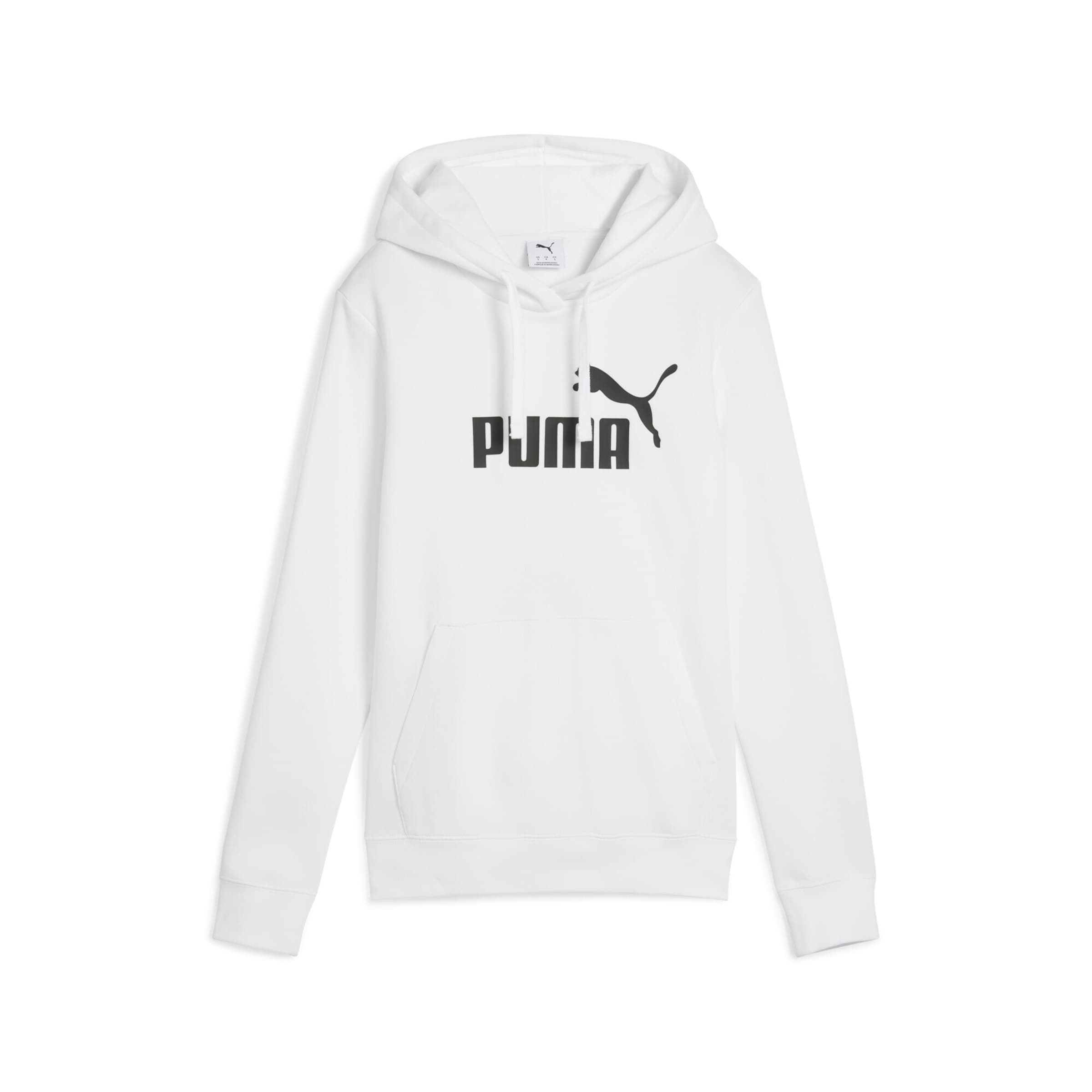 PUMA Athletic Sweatshirt in White: front