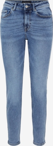 Coupe slim Jean 'Lili' PIECES en bleu : devant