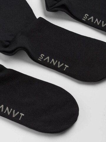 SANVT Socks 'The Crew Socks (3 Pack)' in Black