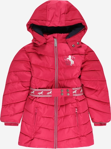 SALT AND PEPPER Coat 'Riding School' in Pink: front