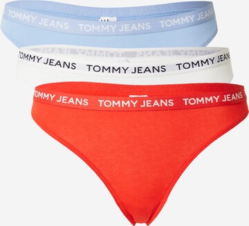 Tommy Jeans Stringi w kolorze niebieski: przód