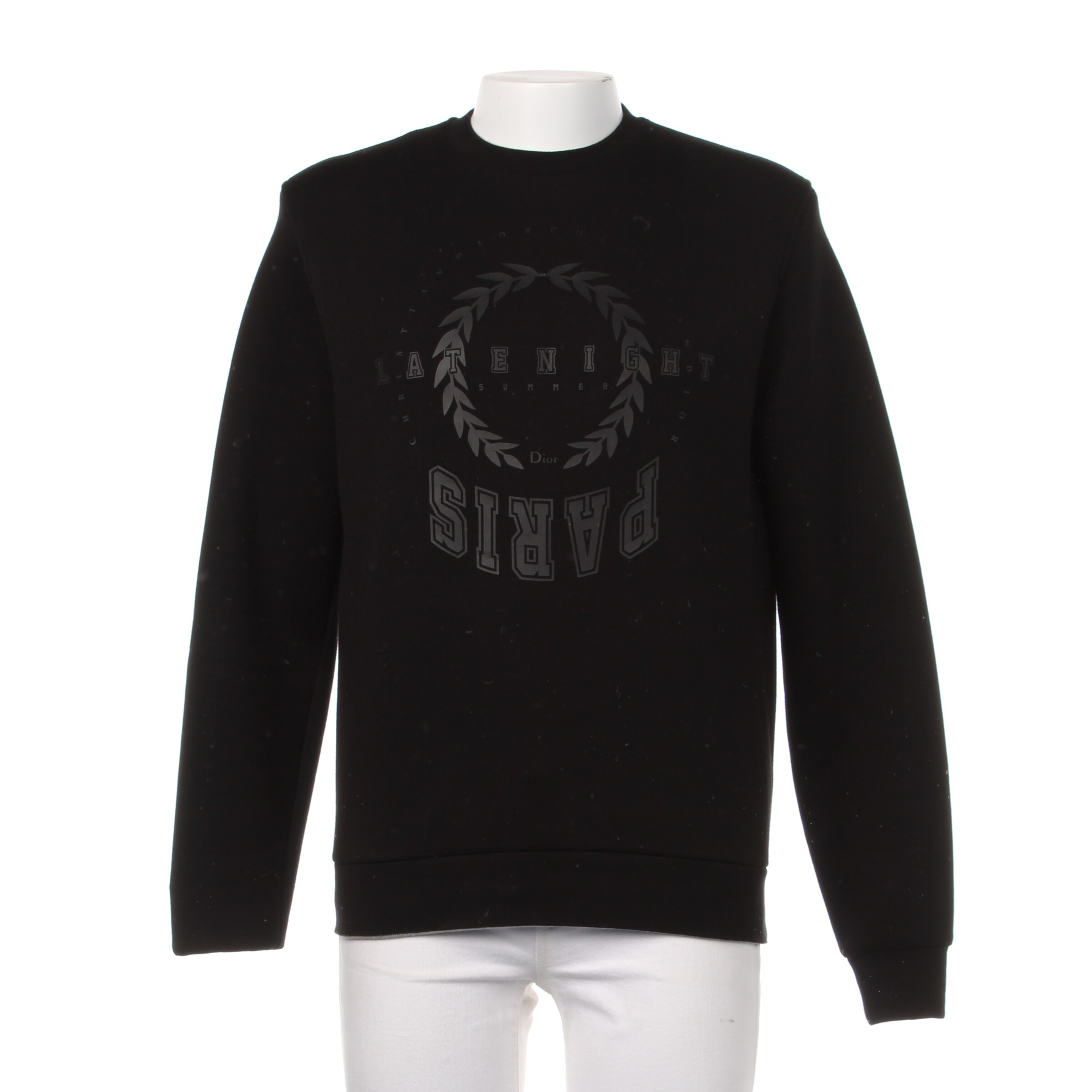 Dior Sweatshirt / Sweatjacke S in Schwarz: Vorderseite