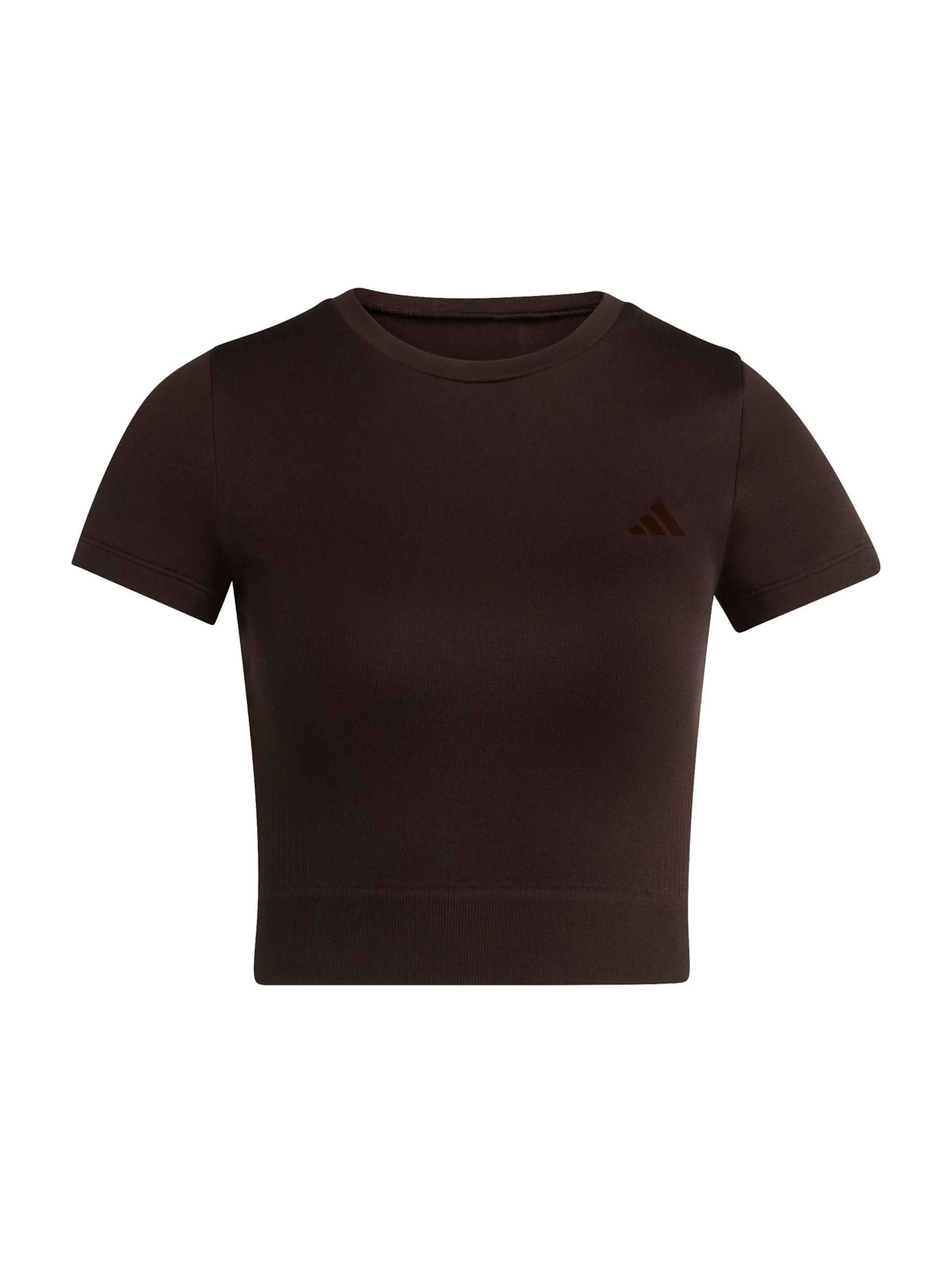 T-shirt fonctionnel 'Essentials' ADIDAS PERFORMANCE en marron : devant
