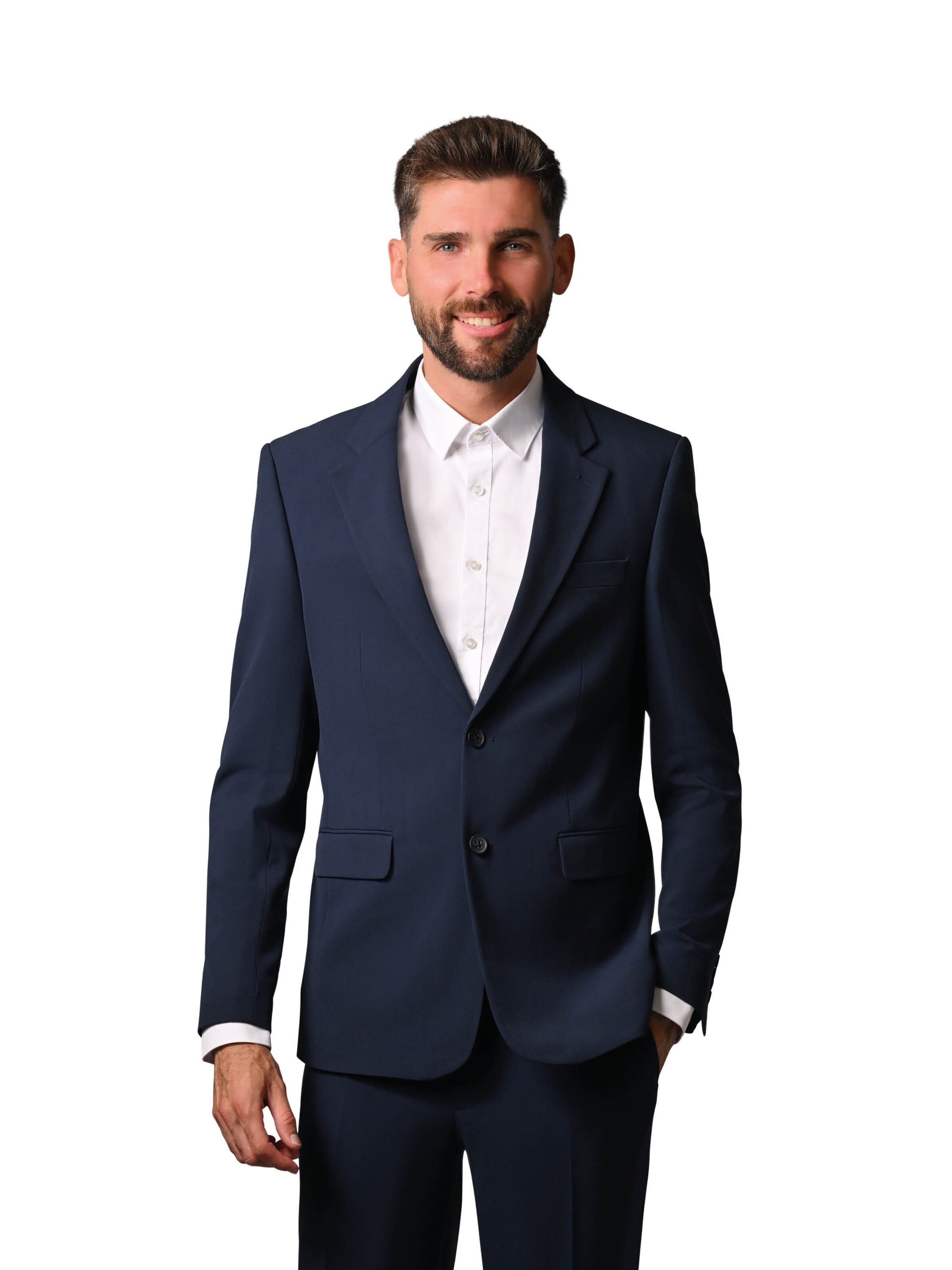 Hirschthal Suit Vest in Blue