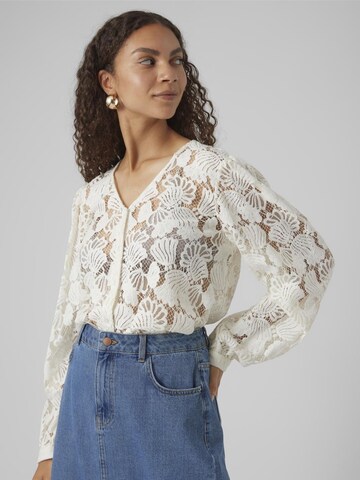 VERO MODA Bluse in Weiß