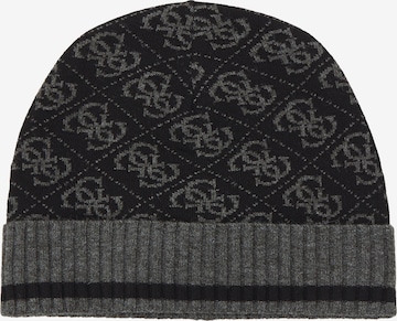 GUESSKapa 'MILANO KNIT BEANIE' - crna boja: prednji dio