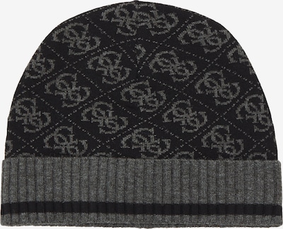 Megzta kepurė 'MILANO KNIT BEANIE' iš GUESS, spalva – margai pilka / juoda, Prekių apžvalga