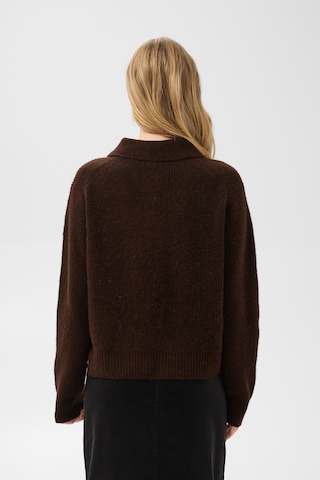 Part Two Sweater 'Carilina' in Brown