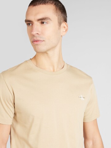 T-Shirt Calvin Klein Jeans en beige