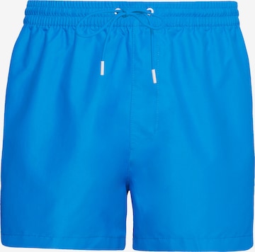 Calvin Klein Swimwear Board Shorts in Blue: front