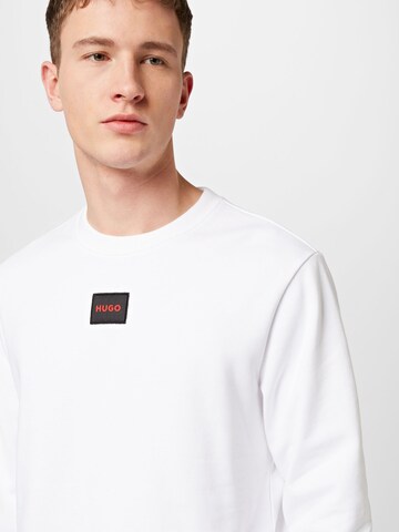 Sweat-shirt 'Diragol' HUGO en blanc
