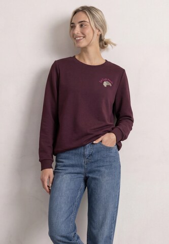 STREET ONE Sweatshirt in Rot: Vorderseite