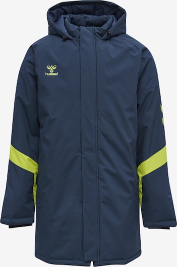 Hummel Veste de sport 'Lead Bench' en bleu marine / citron vert, Vue avec produit