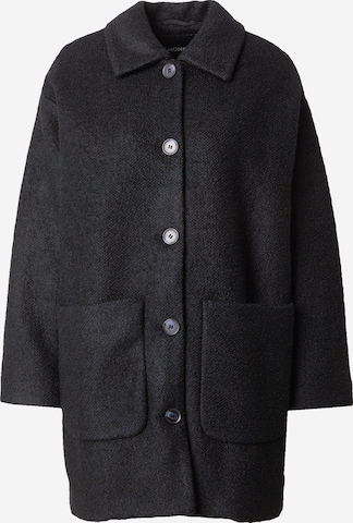 Monki Between-seasons coat in Grey: front