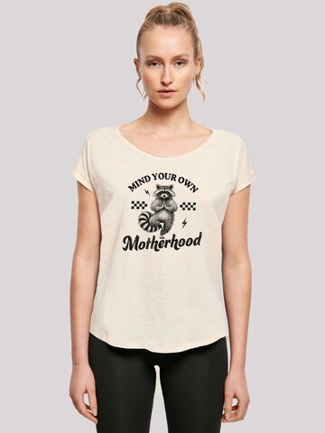 T-shirt F4NT4STIC en beige : devant