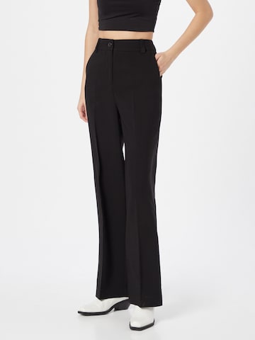 modström Loose fit Pleated Pants 'Gale' in Black: front