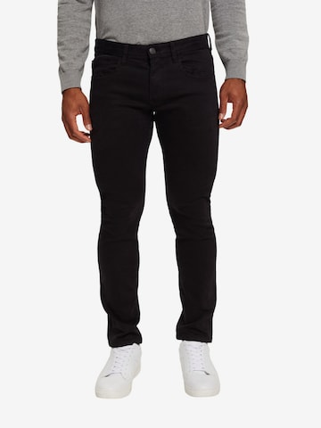 ESPRIT Slimfit Hose in Schwarz