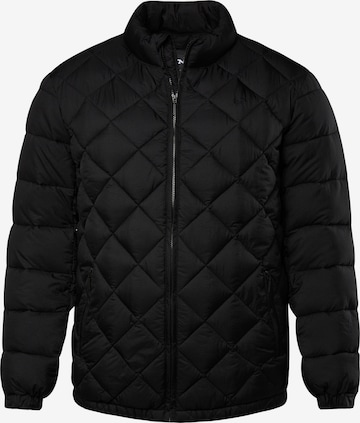 Men Plus Winterjas in Zwart: voorkant