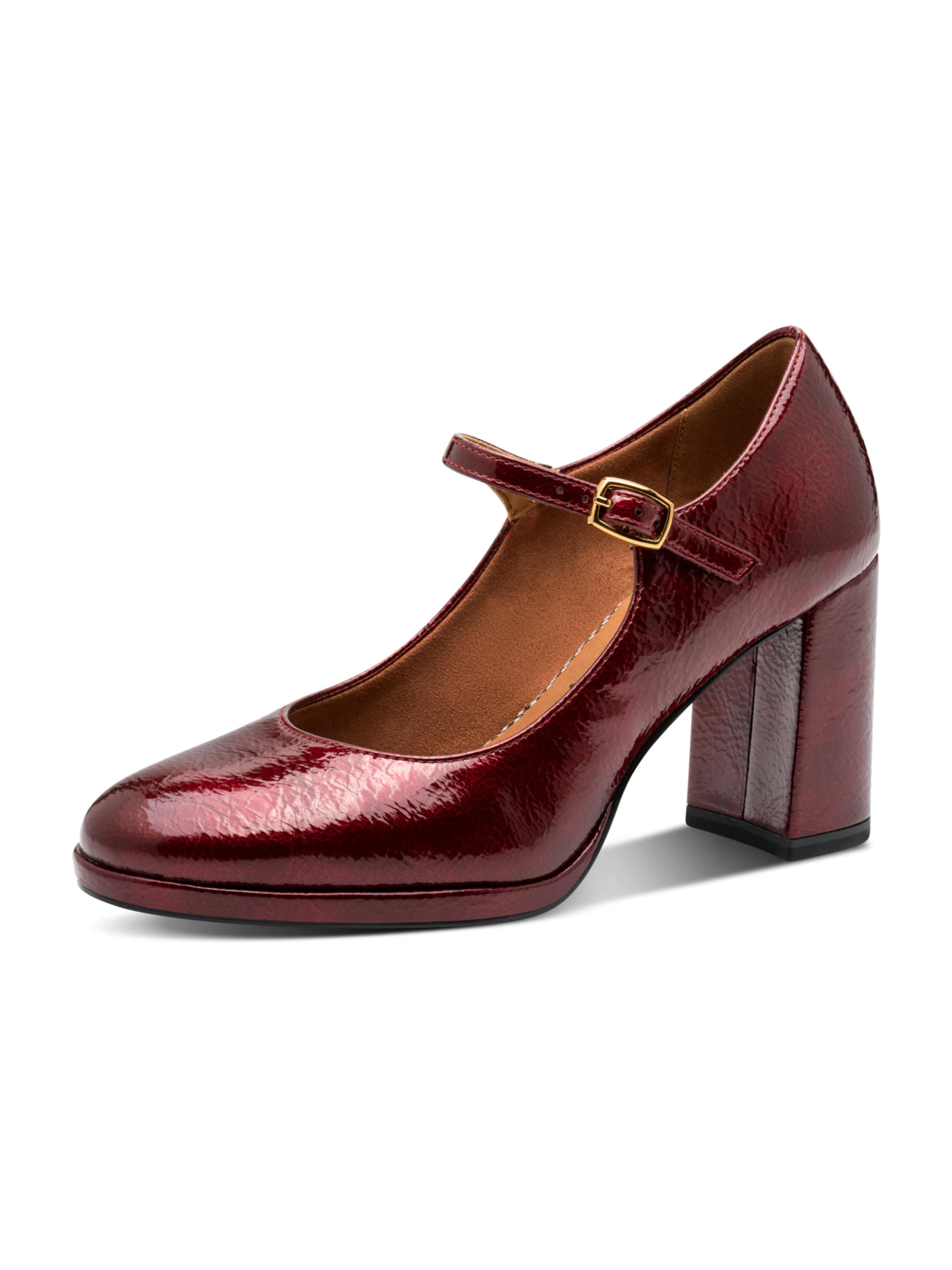 Tamaris - Zapatos con plataforma en rojo: frente