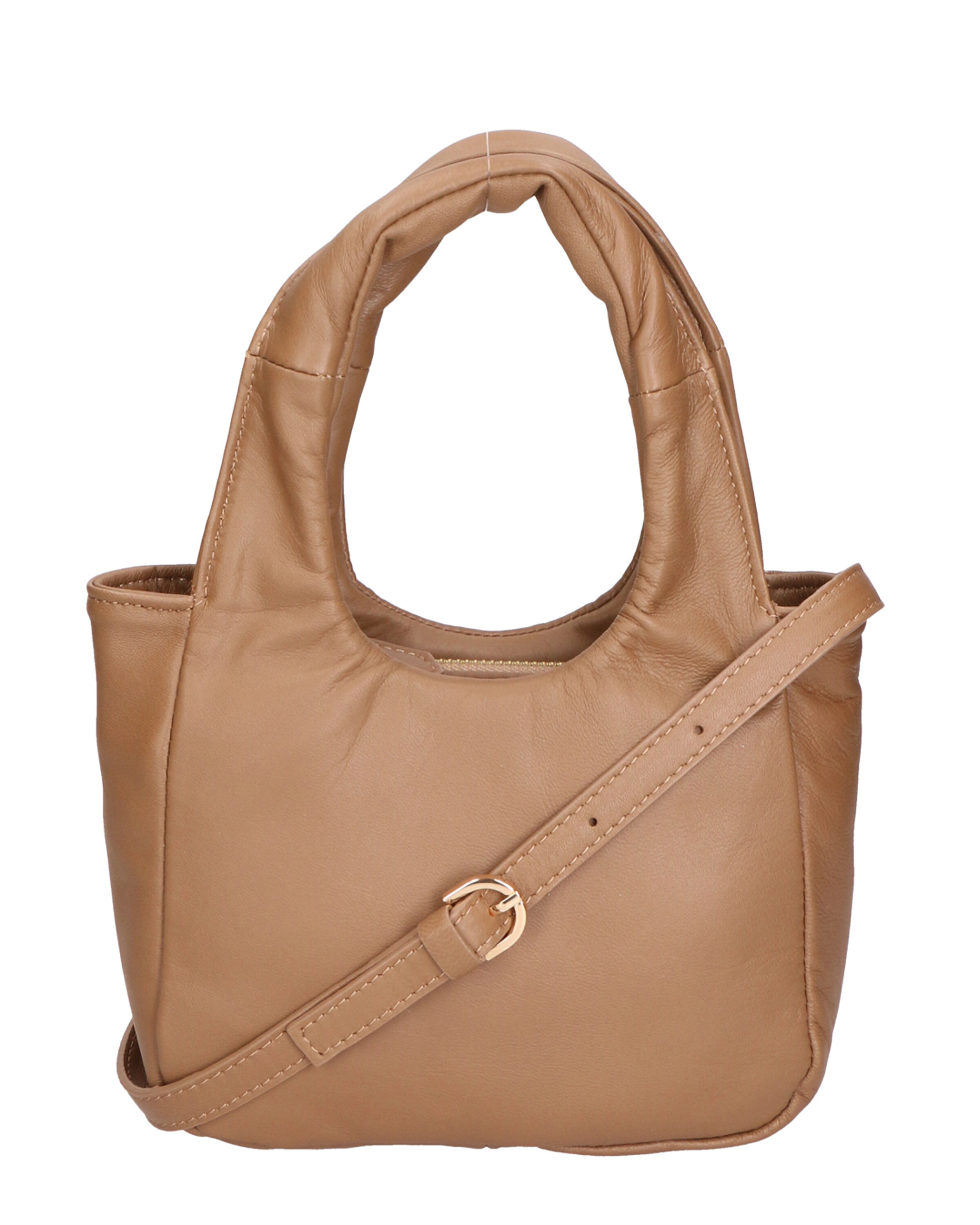 Borsa a mano di Gave Lux in beige: frontale