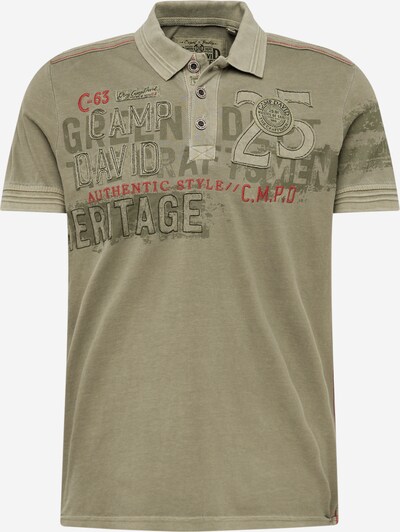 CAMP DAVID Shirt in Green / Red / Black, Item view